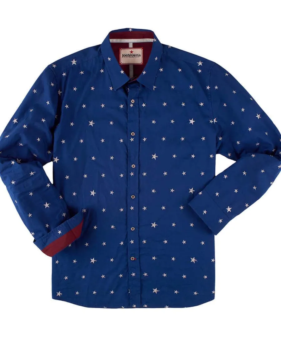 absolute_star_shirt_0.webp Clearance Joe Browns Absolute Star Shirt Navy