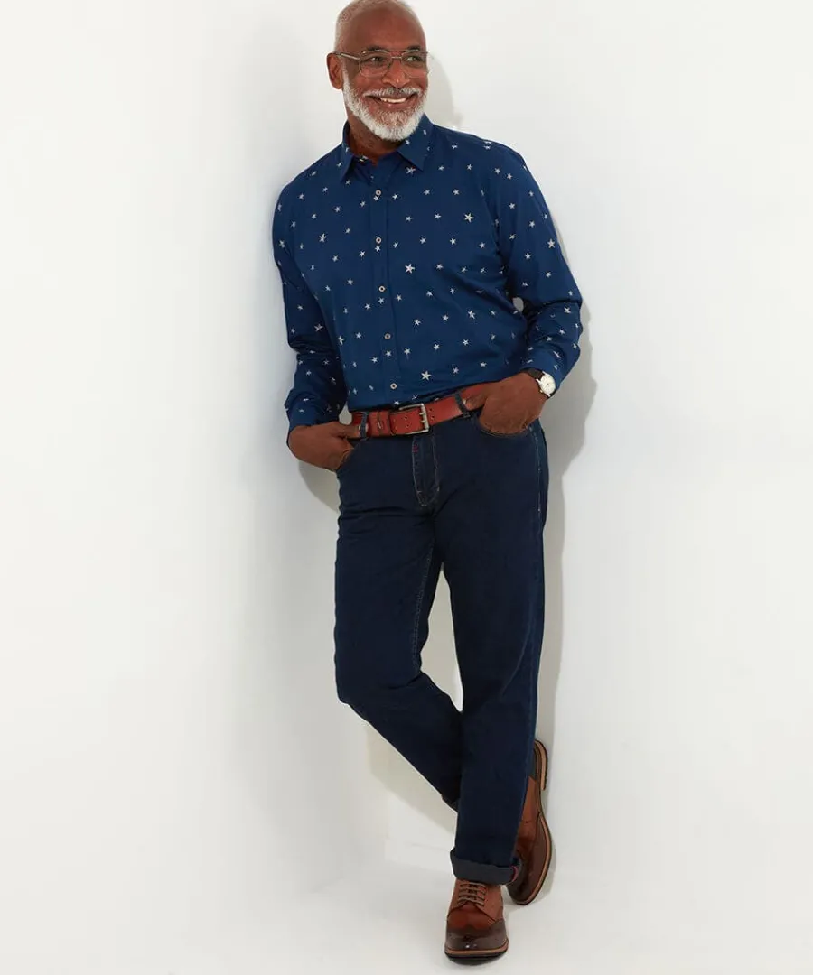 absolute_star_shirt_2.webp Clearance Joe Browns Absolute Star Shirt Navy