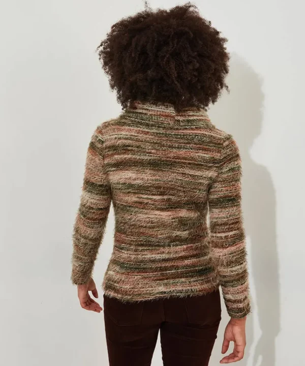 Hot Joe Browns Alicia Zip Top Brown