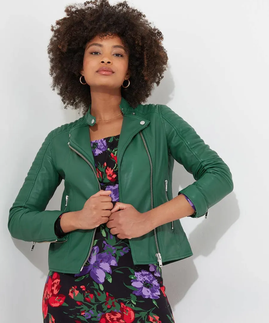 all_in_the_details_leathe_4.webp Clearance Joe Browns All In The Details Leather Jacket Green