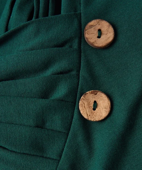 Discount Joe Browns All New Button Jersey Tunic Forest Green