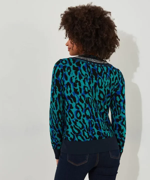 Store Joe Browns All The Fun Jersey Cardigan Blue
