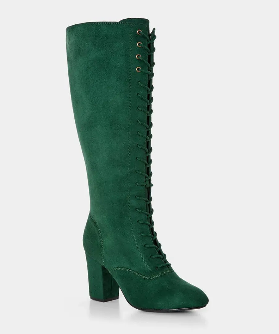 all_the_glory_lace_up_boo_1.webp Best Joe Browns All The Glory Lace Up Boots Green