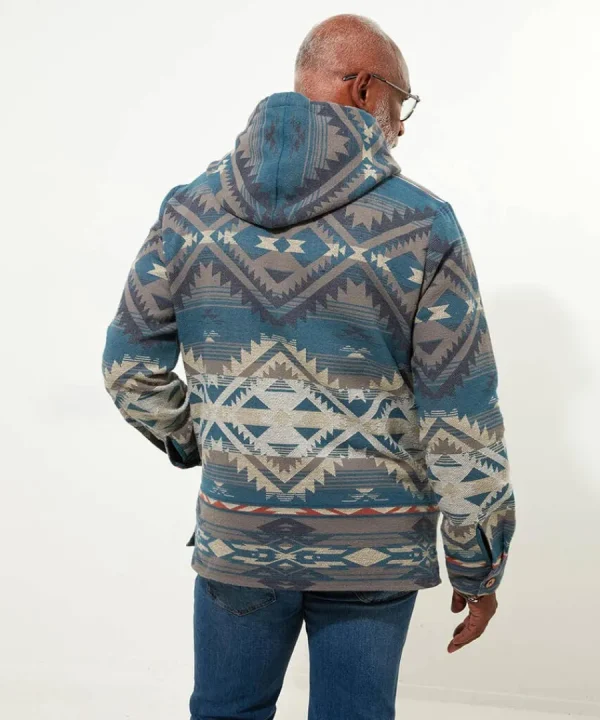 Hot Joe Browns Amazing Artisan Hood Blue / Green