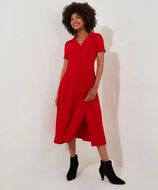 New Joe Browns Amelie Vintage Dress Red