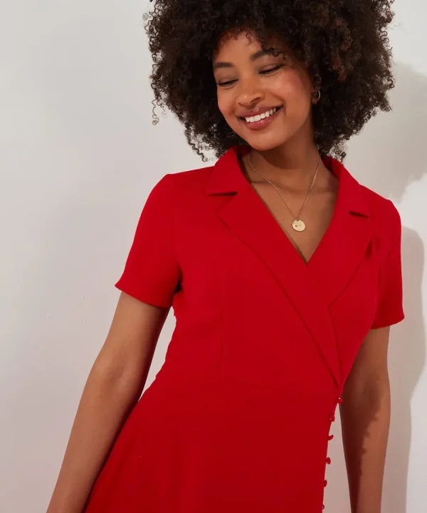 New Joe Browns Amelie Vintage Dress Red