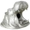 Cheap Joe Browns Antique Roaring Hippo Table Lamp Silver