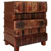 Best Joe Browns Antique Stacked Books Side Cabinet Brown