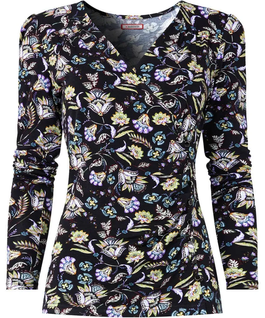 aria_jersey_wrap_top_0.webp Online Joe Browns Aria Jersey Wrap Top Black