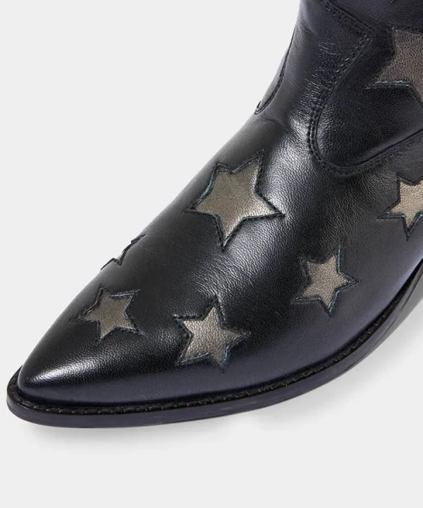 Best Sale Joe Browns Astraea Leather Western Boots Black/Silver