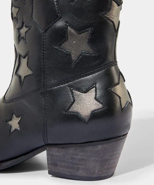 Best Sale Joe Browns Astraea Leather Western Boots Black/Silver
