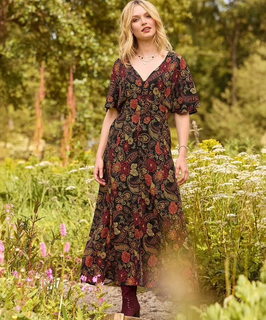 autumn_colours_dress_1.webp Best Sale Joe Browns Autumn Colours Dress Brown