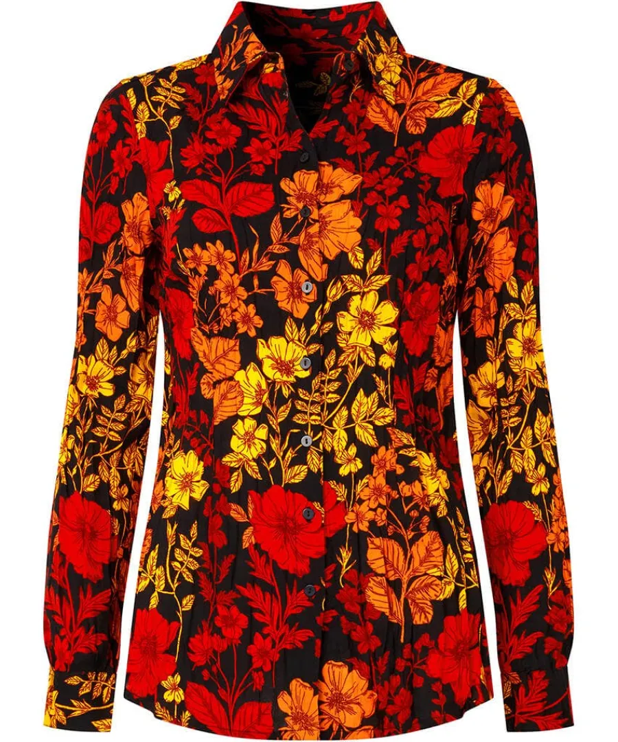 autumn_days_crinkle_blous_0.webp Discount Joe Browns Autumn Days Crinkle Blouse Black