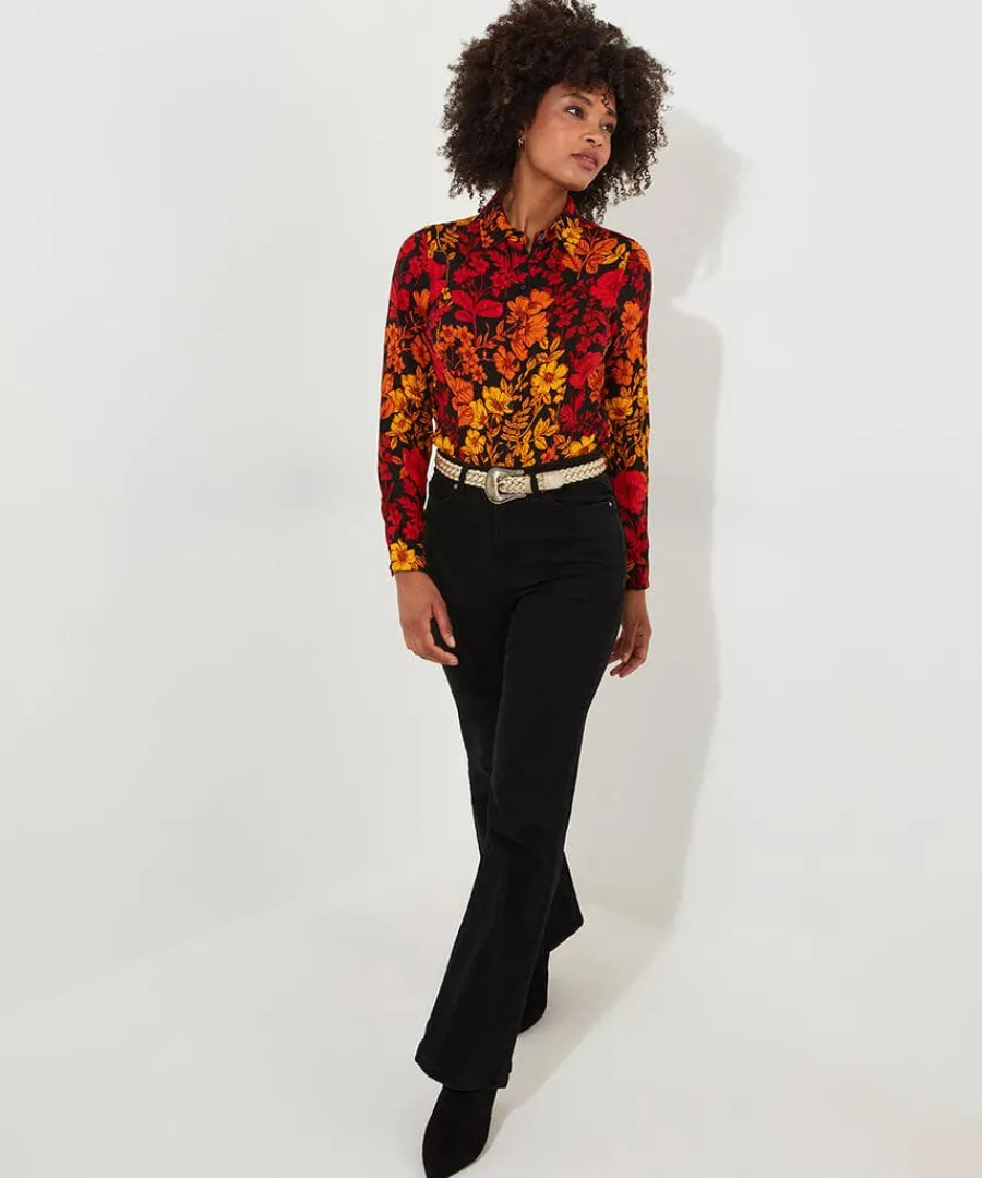 autumn_days_crinkle_blous_1.webp Discount Joe Browns Autumn Days Crinkle Blouse Black