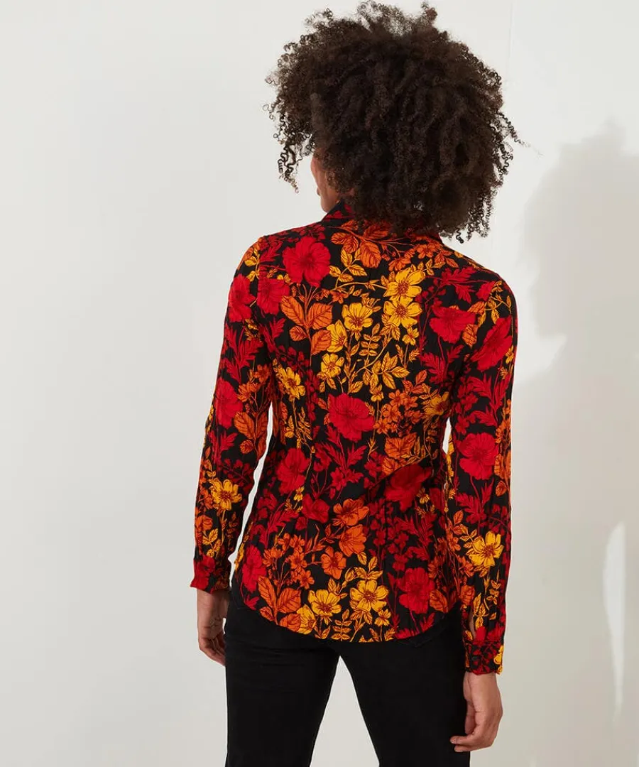autumn_days_crinkle_blous_2.webp Discount Joe Browns Autumn Days Crinkle Blouse Black