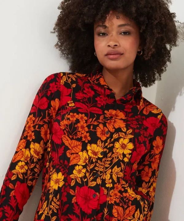 Discount Joe Browns Autumn Days Crinkle Blouse Black