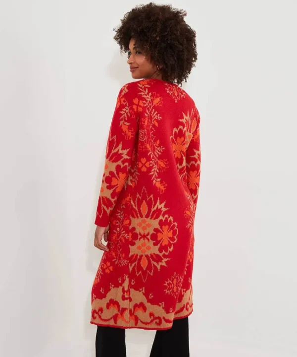 Shop Joe Browns Autumn Love Coatigan Orange