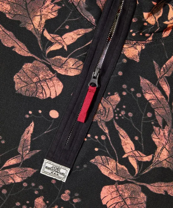 New Joe Browns Autumn Print Funnel Orange