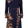 New Joe Browns Autumn Vibes Jersey Tunic Navy