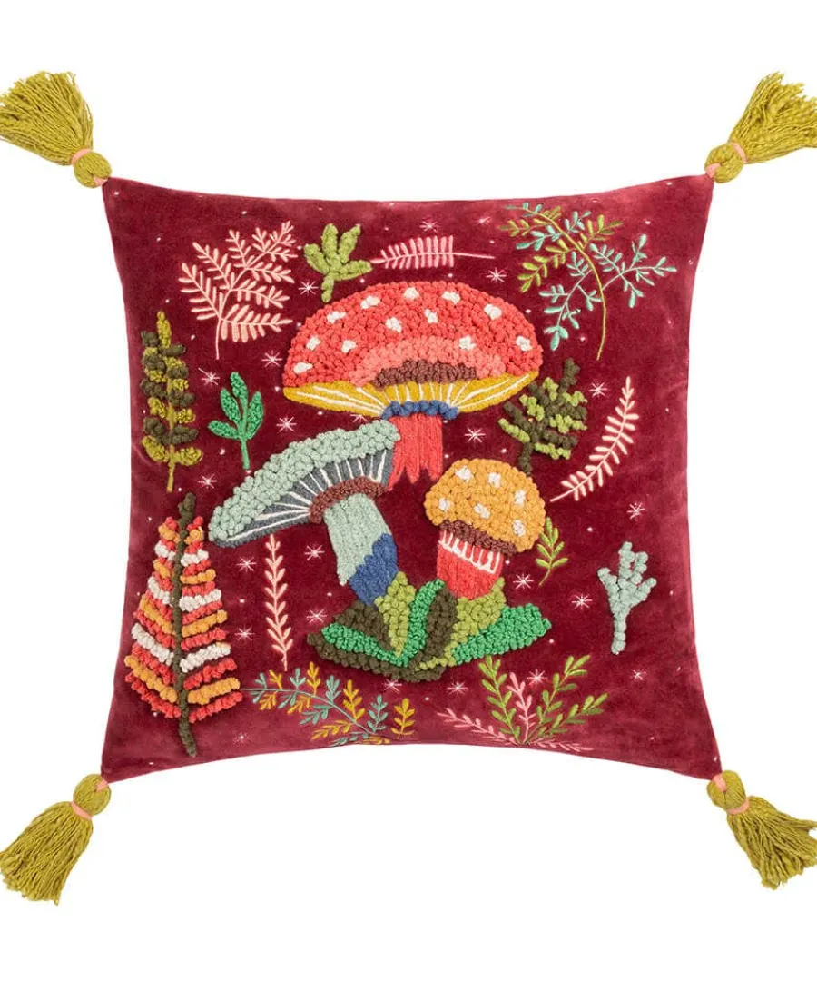 autumnal_toadstool_tapest_0.webp Best Joe Browns Autumnal Toadstool Tapestry Cushion Ruby