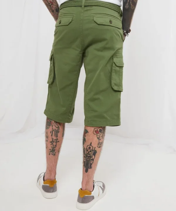 Shop Joe Browns Azore Shorts Khaki / Navy / Camel