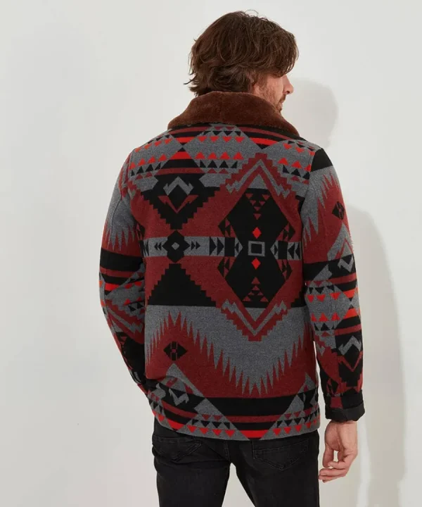 Discount Joe Browns Aztec Fur Collar Coat Multi