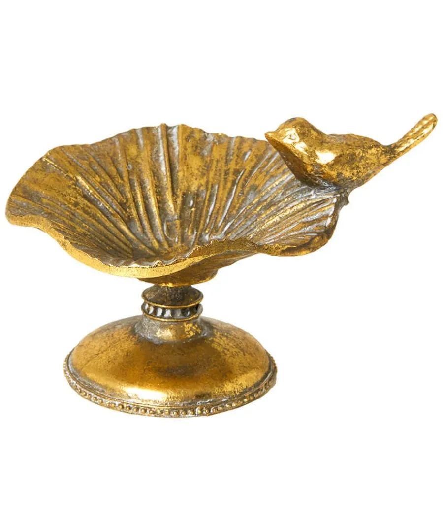 beautiful_bird_flower_tri_0.webp Online Joe Browns Beautiful Bird Flower Trinket Dish Gold