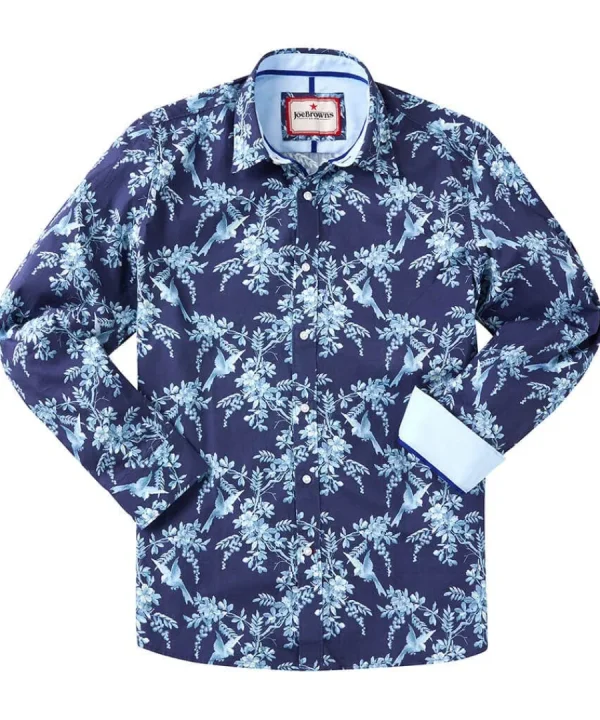 Store Joe Browns Beautiful Bird Shirt Navy