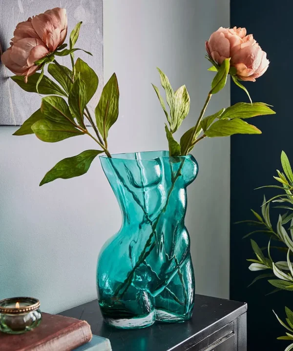 Best Joe Browns Beautiful Body Glass Vase Teal