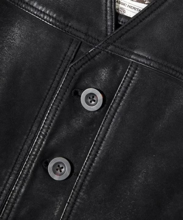 Sale Joe Browns Leather Waistcoat Black