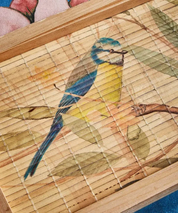 Flash Sale Joe Browns Blissful British Birds Bamboo Tray Brown