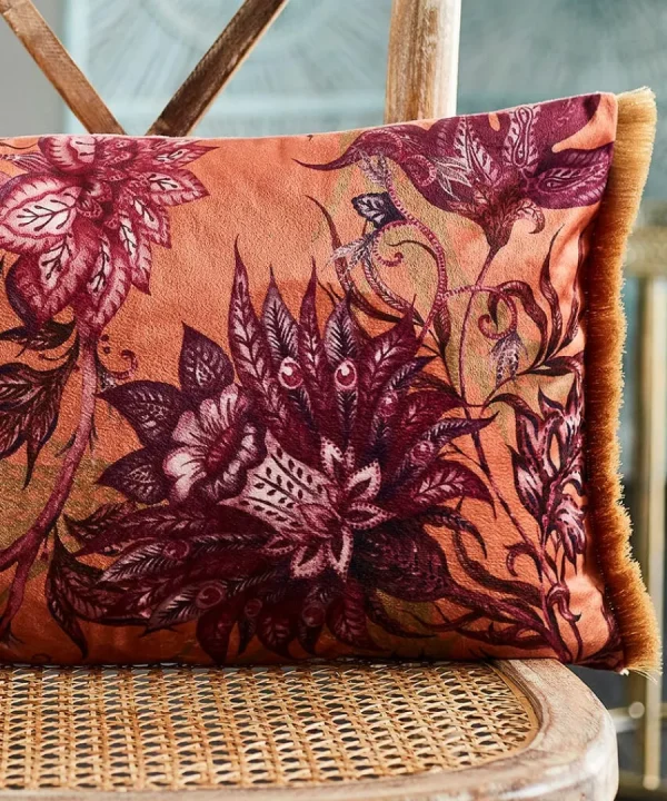 Cheap Joe Browns Bohemian Bloom Reversible Cushion Orange