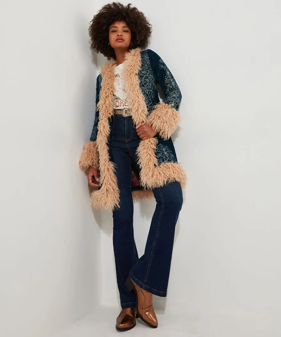 boho_girl_embroidered_bou_2.webp Discount Joe Browns Boho Girl Embroidered Boutique Coat Teal