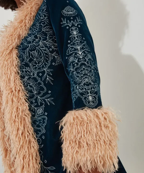 Discount Joe Browns Boho Girl Embroidered Boutique Coat Teal