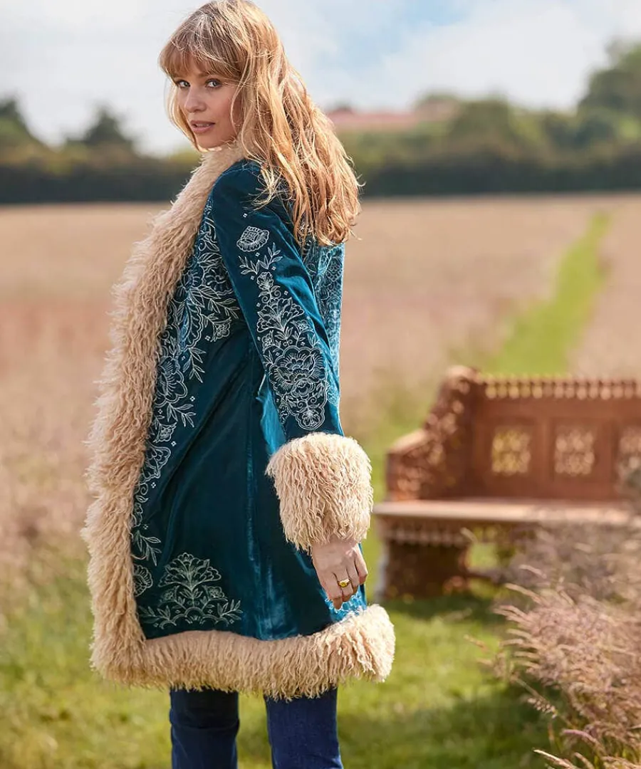 boho_girl_embroidered_bou_5.webp Discount Joe Browns Boho Girl Embroidered Boutique Coat Teal
