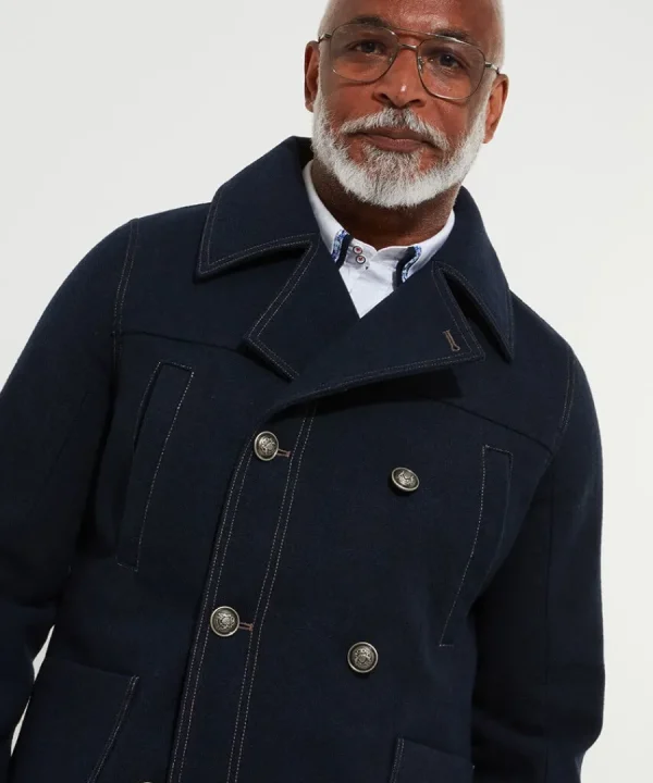 Flash Sale Joe Browns Border Pea Coat Navy