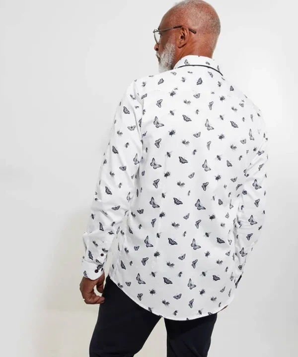 Fashion Joe Browns Butterfly And Bee Shirt White