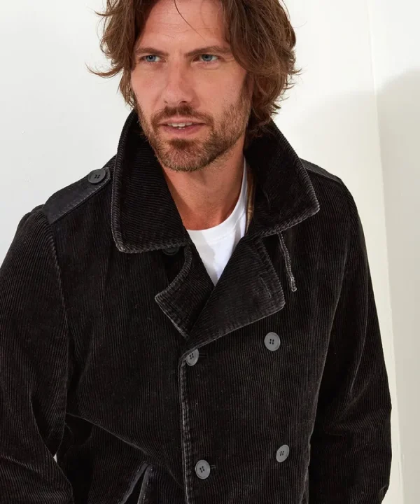 Shop Joe Browns Carefree Cord Coat Grey / Black
