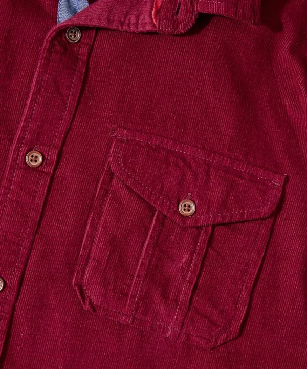 Outlet Joe Browns Carefree Cord Shirt Port
