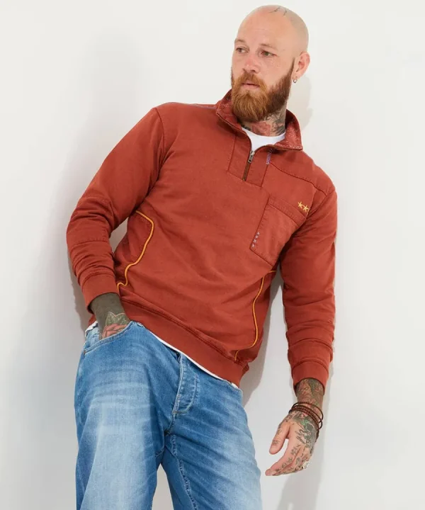 Clearance Joe Browns Casually Customised Funnel Orange