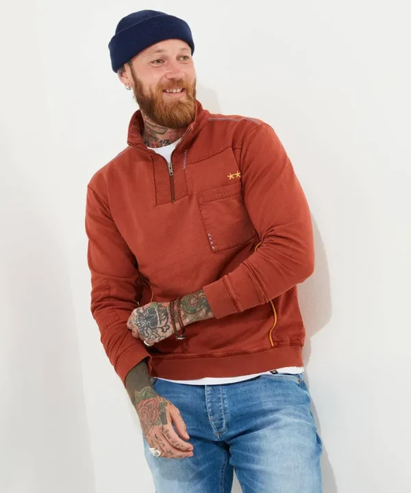 Clearance Joe Browns Casually Customised Funnel Orange