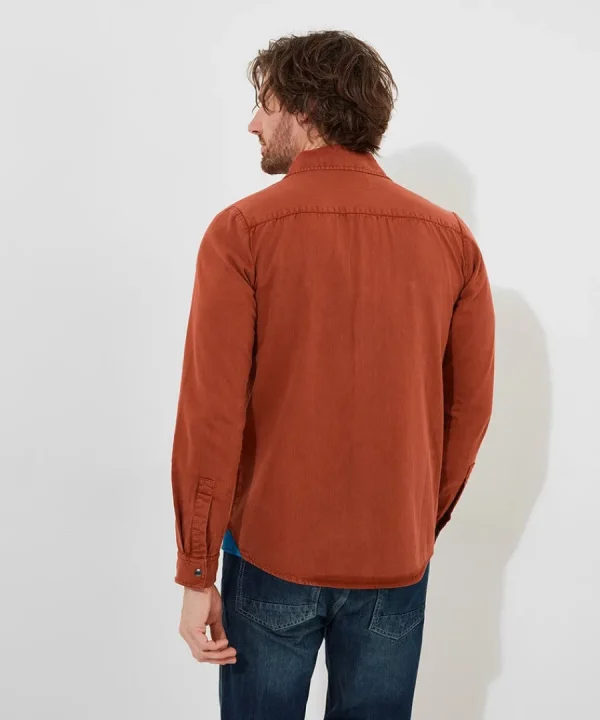Discount Joe Browns Casually Customised Shirt Burnt Orange