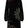 Store Joe Browns Celestial Skies Velvet Dress Black