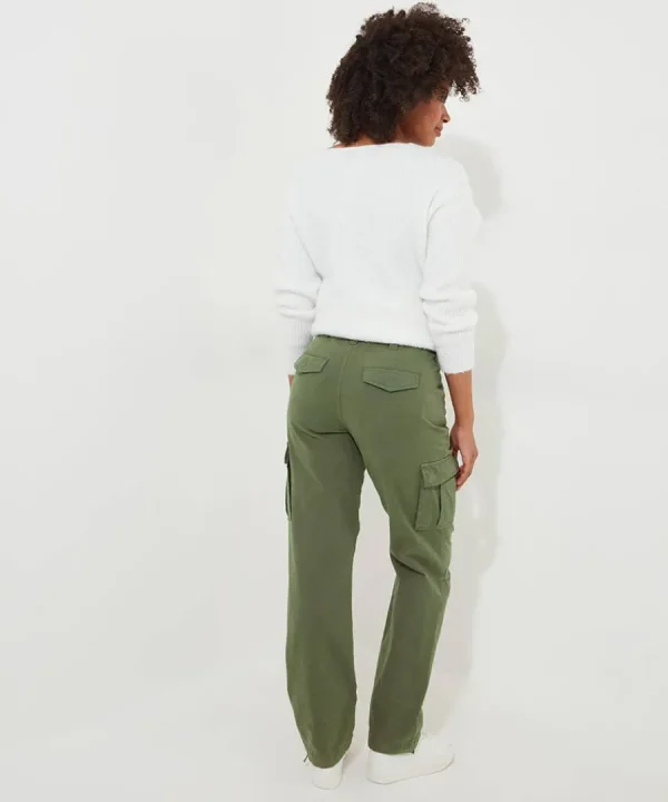 Hot Joe Browns Celine Cargo Pants Khaki / Chocolate