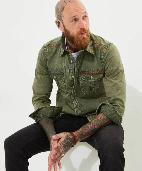 Fashion Joe Browns Charismatic Customised Shirt Khaki