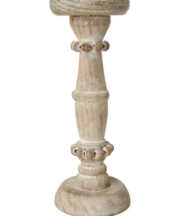 Best Sale Joe Browns Charming Beaded Candle Holder Beige