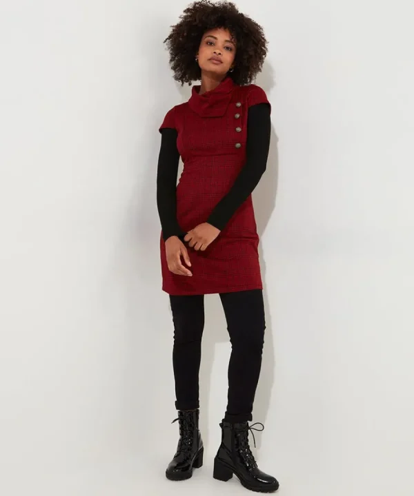 Flash Sale Joe Browns Check It Out Tunic Red