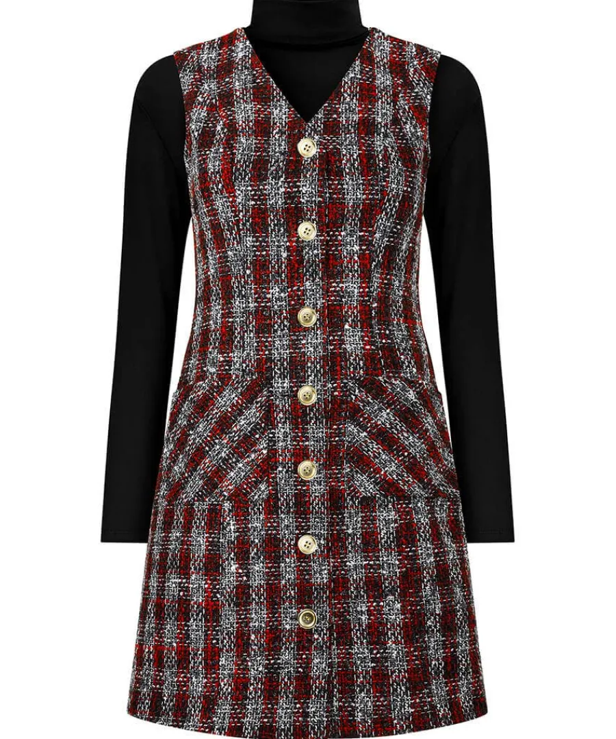 check_pinafore_dress_0.webp Cheap Joe Browns Check Pinafore Dress Multi