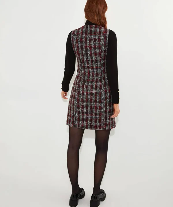 Cheap Joe Browns Check Pinafore Dress Multi