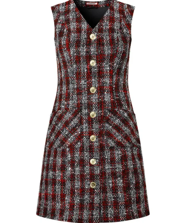 Cheap Joe Browns Check Pinafore Dress Multi